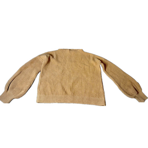 Gap Kids Brown Knitted Balloon Sleeve Sweater